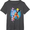 kf S657e17f71e2549439cee04064e321648V x Naruto Shippuden Blue Spirals T Shirt - Naruto Gifts Store