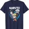 kf Sb7003b337c17490ca363f89ccd6f9582O Naruto Shippuden Chibi Group Short Sleeve T Shirt - Naruto Gifts Store