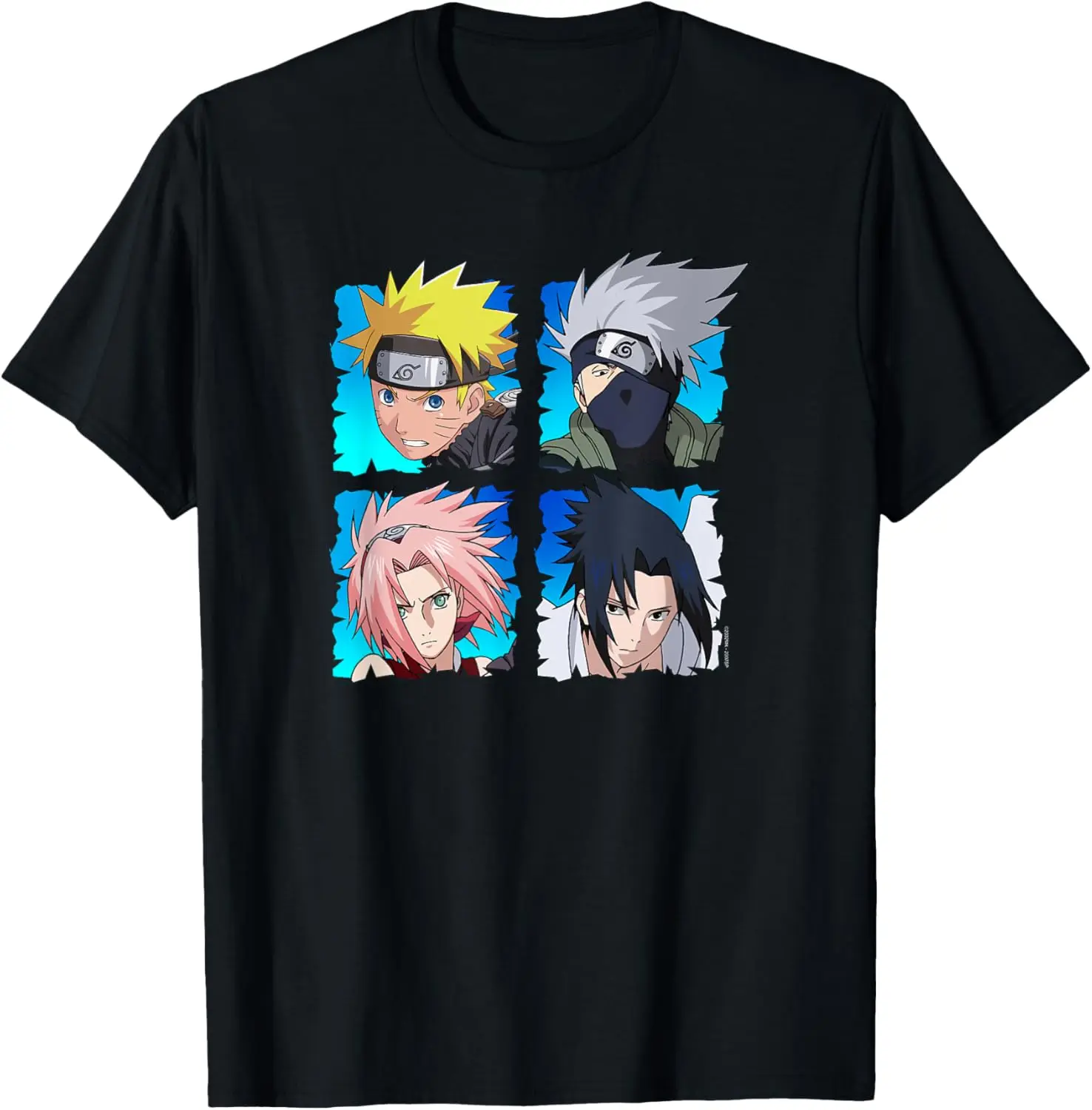 kf Sc89af21497de4232b84cb8bca5dd8276J x Naruto Shippuden Main Anime Characters T Shirt - Naruto Gifts Store