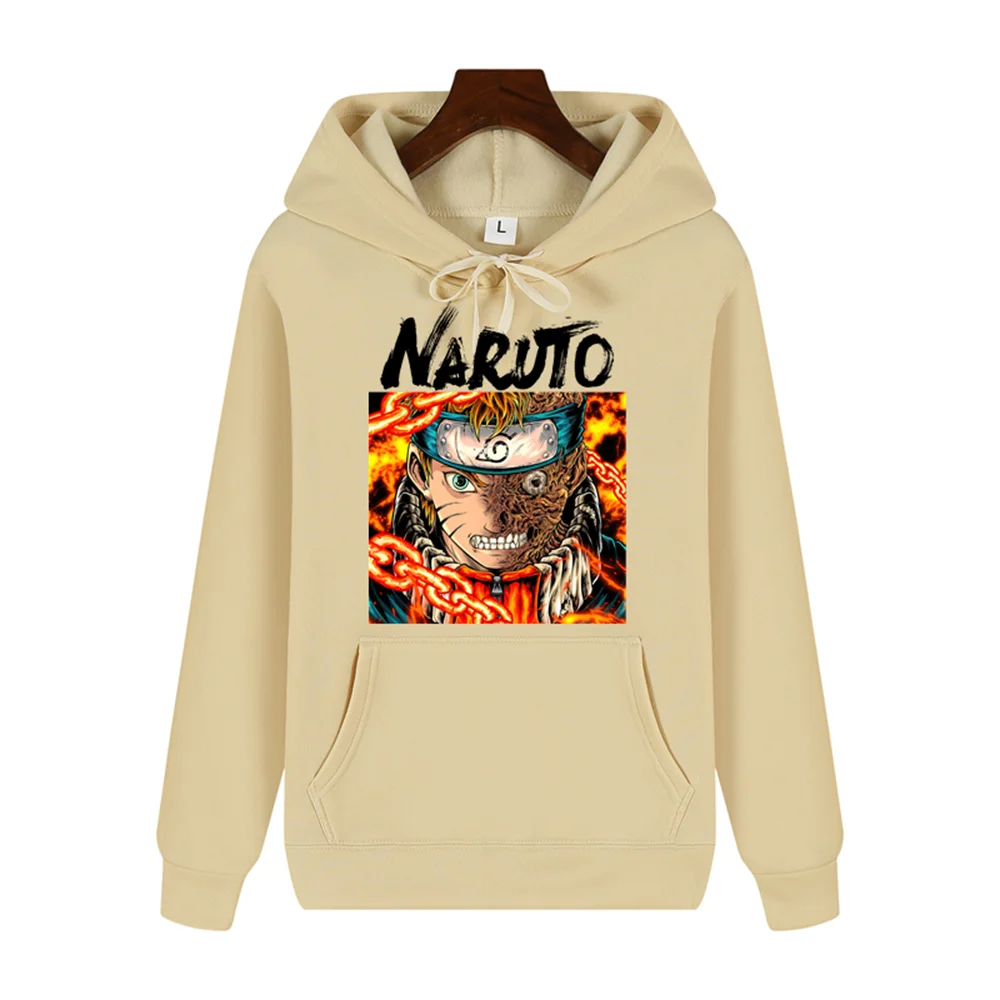 kf Scbd4e95e549b4cd78016898bd8332a6br Super cool Naruto anime print Autumn Winter Comfortable soft thickened men s high quality casual fashion - Naruto Gifts Store