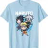 kf Se76a78a9d42d415b8cc218042432b435Q Naruto Shippuden Chibi Group Short Sleeve T Shirt - Naruto Gifts Store