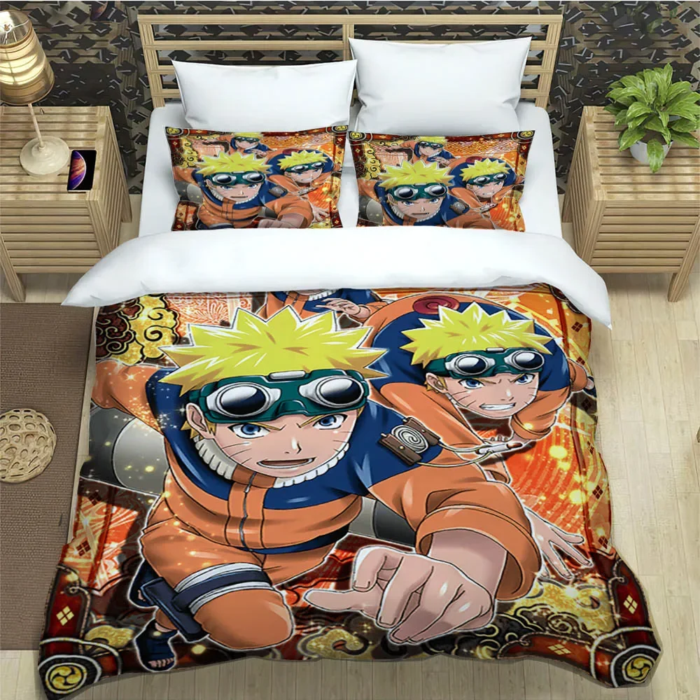 Cartoon Naruto Cute Bedding Set