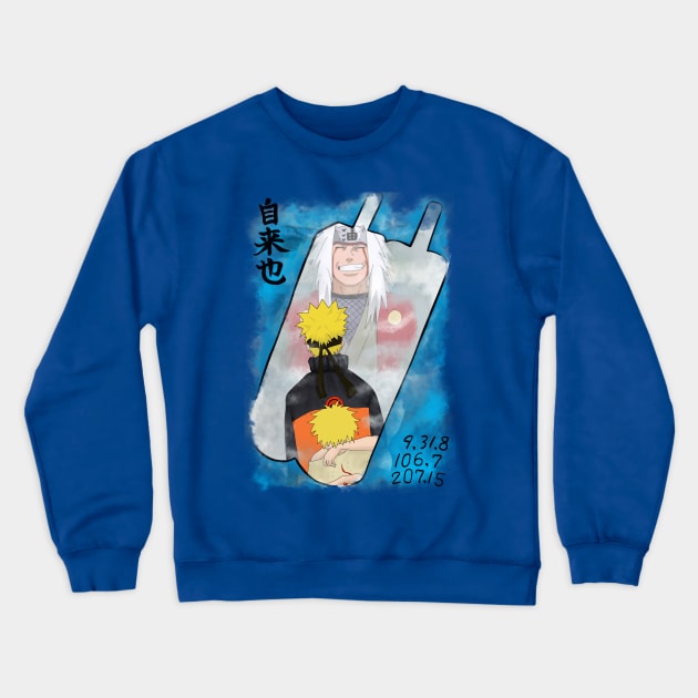 Naruto And Jiraya Crewneck Sweatshirt