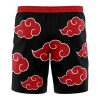 Akatsuki Hawaiian Shorts BACK Mockup - Naruto Gifts Store