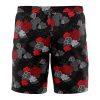 Black Aloha Akatsuki Hawaiian Shorts BACK Mockup - Naruto Gifts Store