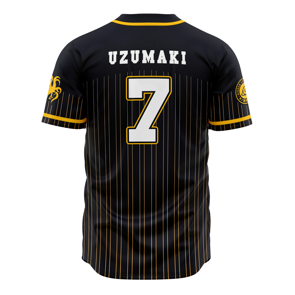 Ichiraku Ramen Naruto AOP Baseball Jersey AOP Baseball Jersey BACK Mockup - Naruto Gifts Store