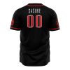 Sasuke Uchiha Naruto AOP Baseball Jersey BACK Mockup - Naruto Gifts Store