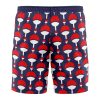uchiha Hawaiian Swim Trunks Board Shorts back - Naruto Gifts Store