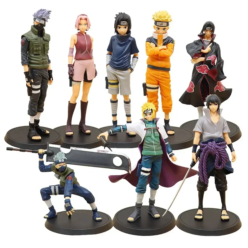 kf Sd4f7b474c8774b218eefa95ccd3d65bcO Anime Naruto Figure Uchiha Itachi Sasuke Pain Kakashi Naruto Shippuden Action Figures Collection Model Toys for - Naruto Gifts Store